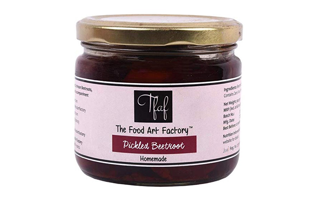 The Food Art Factory Pickled Beetroot    Glass Jar  300 grams